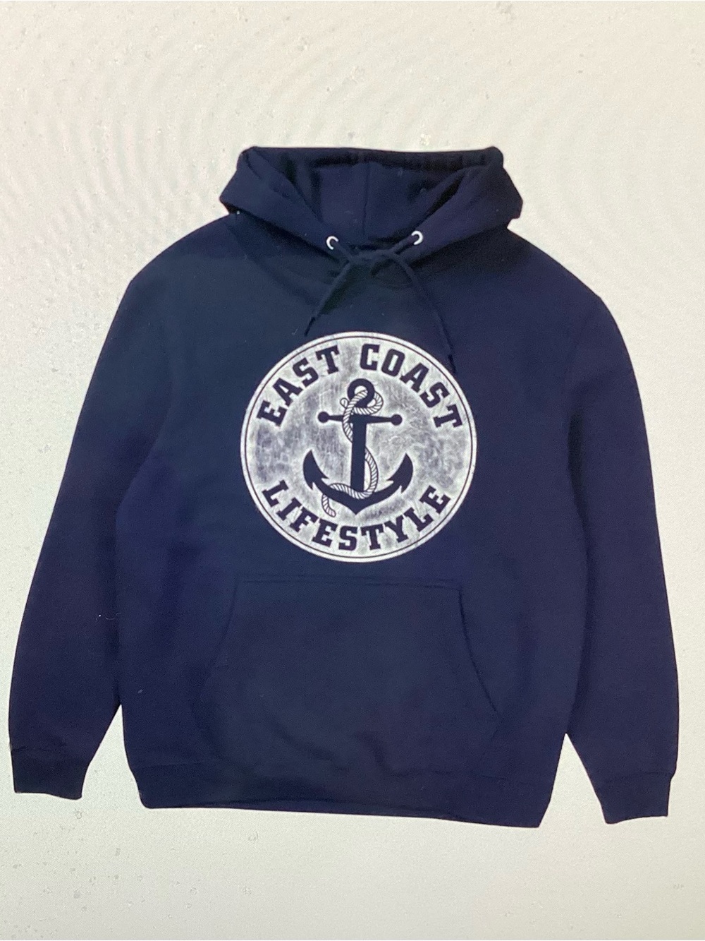 Classic vintage East Coast Lifestyle Graphic Hoodie - Navy